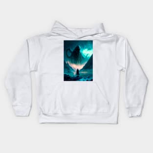 Exploring Cosmic Chaos Kids Hoodie